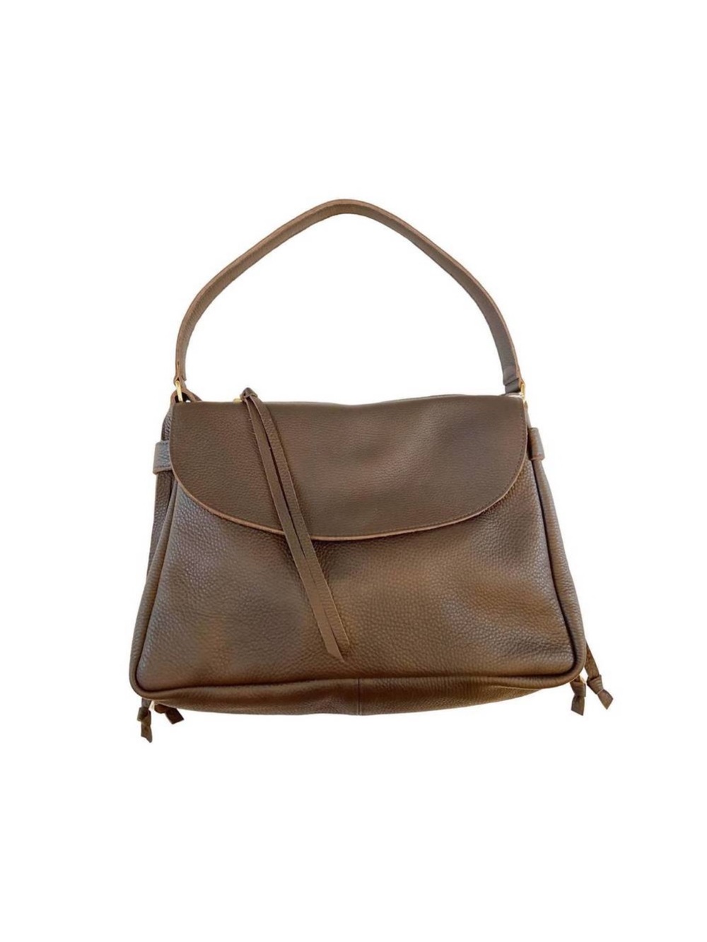 Oliveve Women's Brown Leather Shoulder Bag